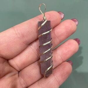 Amethyst Crystal Pendant